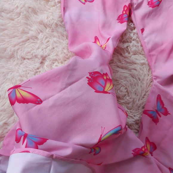 LAST 1! Fit&flare SUPER BELLS! Kawaii slightly sheer dolls kill 🦋  bellbottoms - Picture 10 of 16